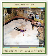 Floating Ancient Egyptian Temple